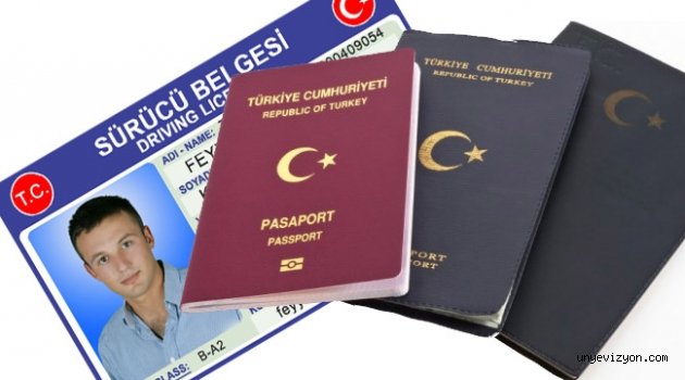 Ehliyet ve pasaportta yeni dönem 2 Nisan da başlıyor