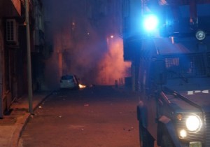 Okmeydanı’ndaki izinsiz gösteriye polis müdahalesi!