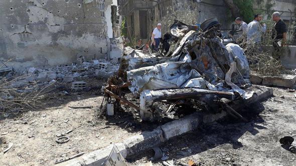 Şam da bombalı saldırı: 8 ölü