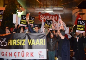  Hırsız Erdoğan  diyen eylemci gözaltına alındı!