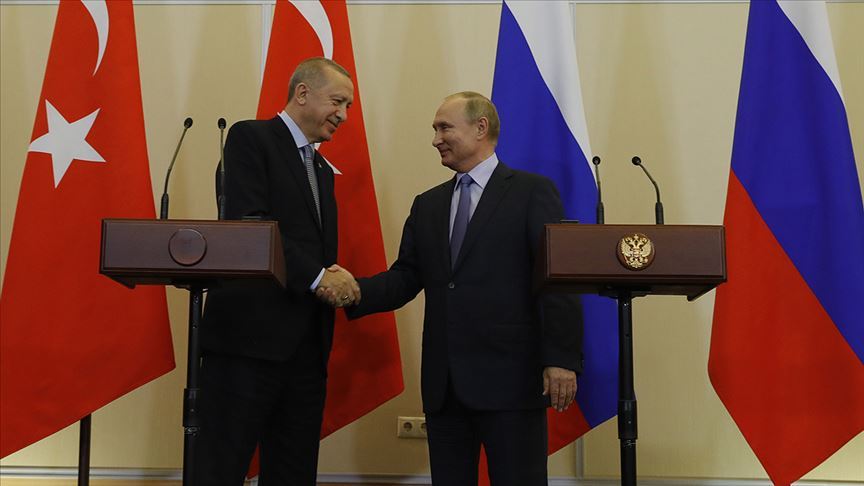 Cumhurbaşkanı Erdoğan ve Putin görüştü