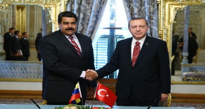 Erdoğan, Maduro yla görüştü