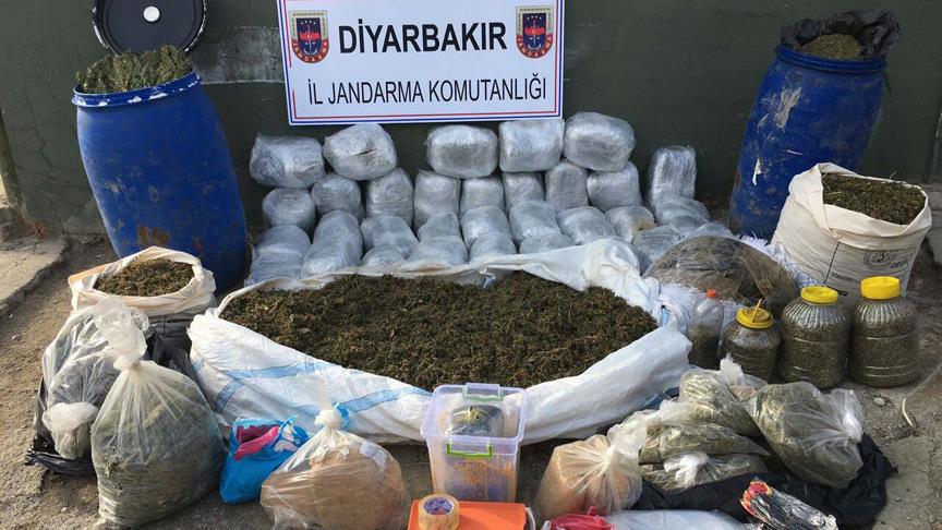 Diyarbakır da uyuşturucu operasyonu