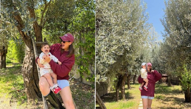 Gizem Karaca minik k�z�yla an�lar�n� payla�t�!
