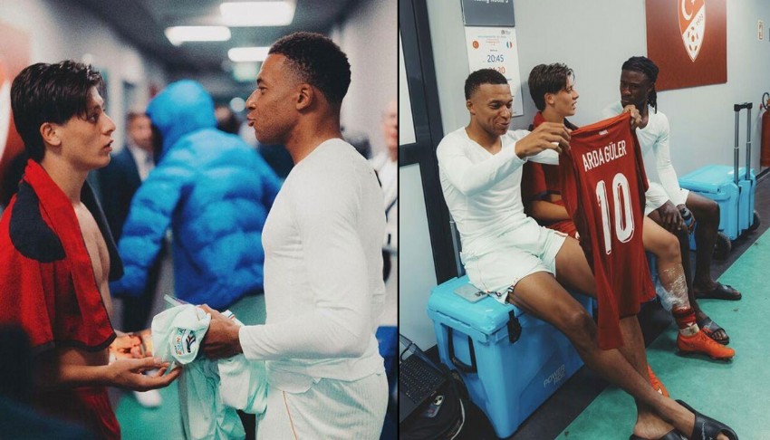 Mbappe�den Arda G�ler�li payla��m