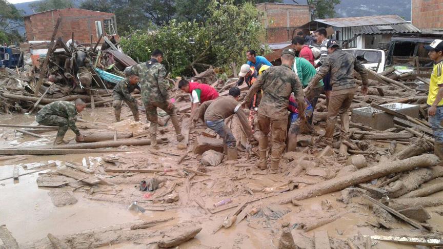 Kolombiya da sel felaketi: 154 ölü