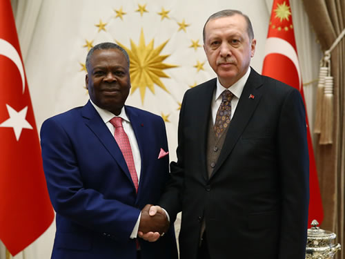 Cumhurbaşkanı Erdoğan, Kongo Cumhurbaşkanı ile bir araya geldi