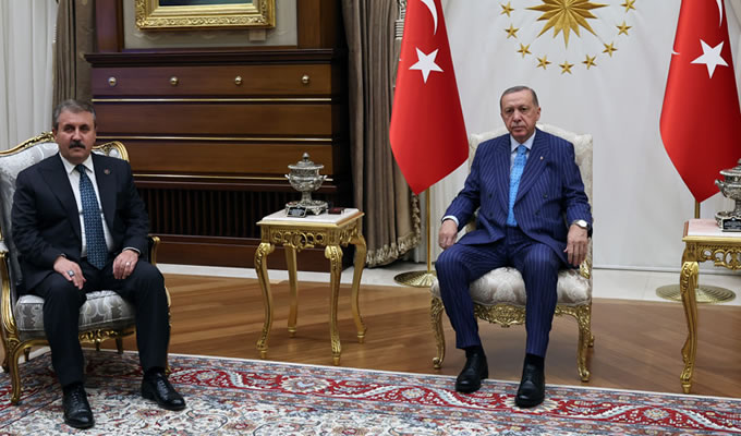 Erdoğan ve Destici görüşmesi sona erdi