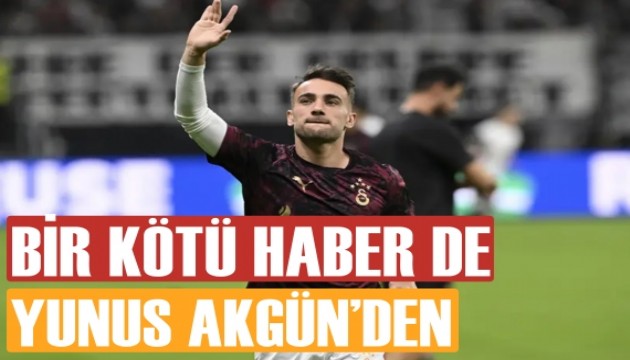 Galatasaray'a Yunus'tan bir kt haber daha