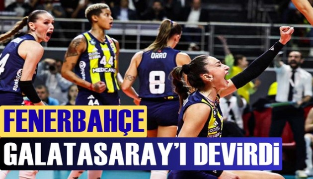 Fenerbahe Galatasaray' devirdi: 3-2