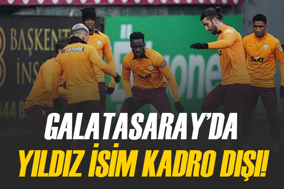 Galatasaray da derbi öncesi flaş iddia!