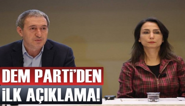 DEM Parti'den ilk aklama