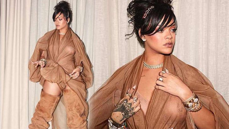 Rihanna nın paylaşımı yine çok konuşuldu