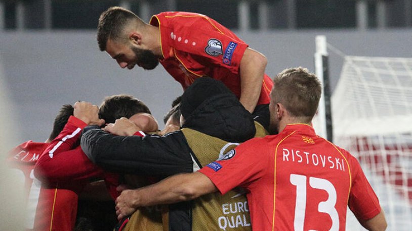 Kuzey Makedonya ilk kez Avrupa Futbol Şampiyonası nda