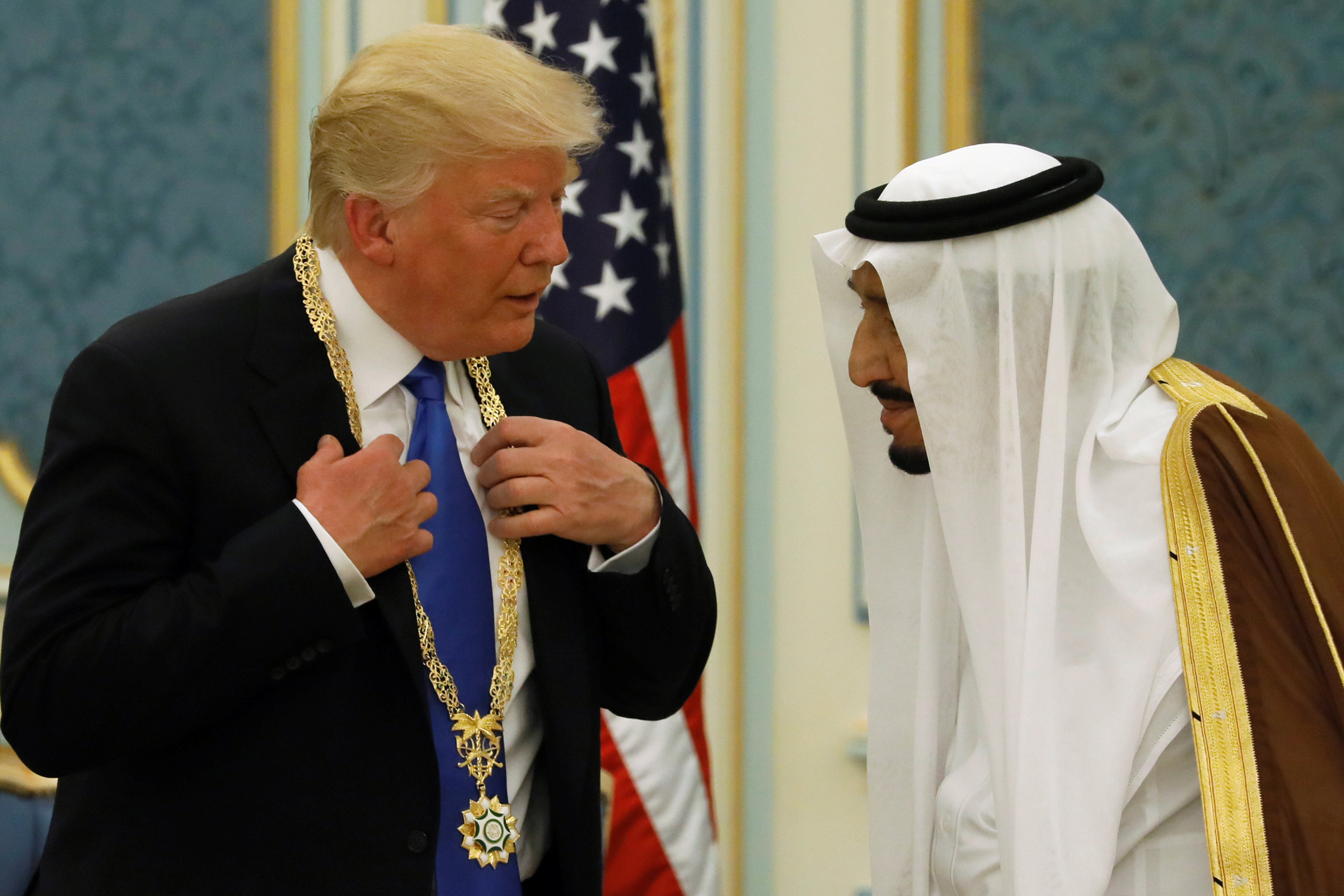 Trump, Kral Selman ile görüştü