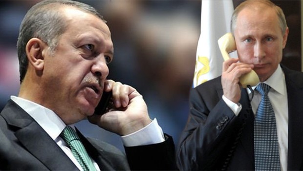 Erdoğan, Putin le telefonda görüştü!