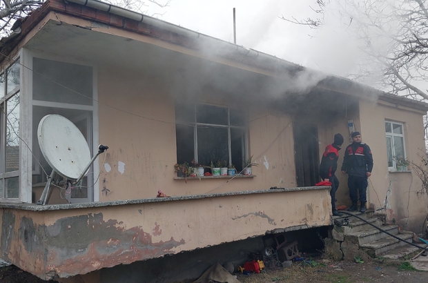 Samsun da ev yangını: 1 yaralı