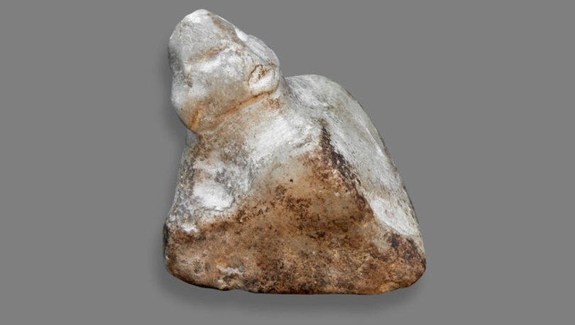 Çatalhöyük te 8 bin 500 yıllık mermer heykelcik bulundu