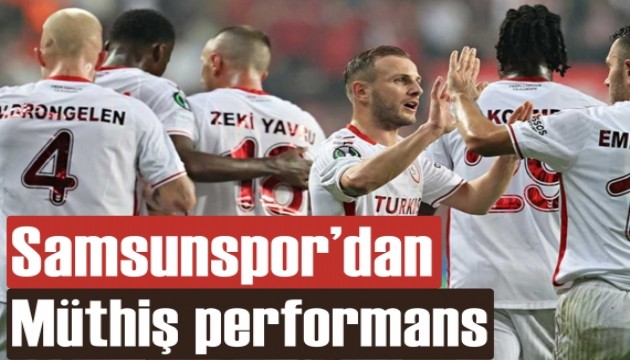 Samsunspor Avrupa'da gmbr gmbr