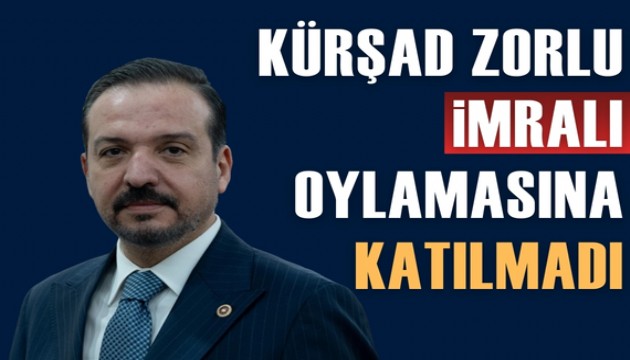 mral oylamasnda kritik detay: Krad Zorlu katlmad