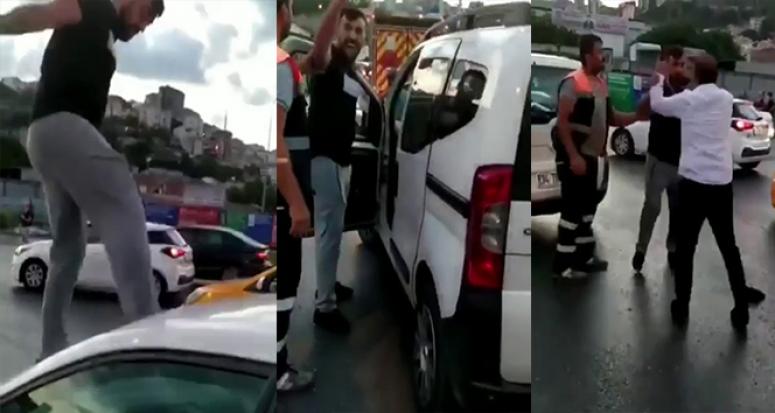 Trafikte kadın sürücüye saldıran şüpheli tutuklandı!