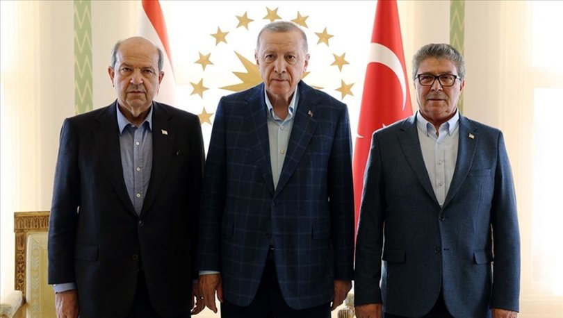 Erdoğan, KKTC liderleriyle görüştü