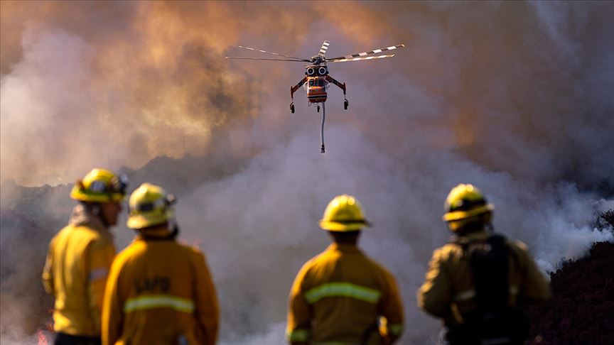 Kaliforniya da orman yangını devam ediyor