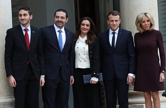 Macron, Hariri ile görüştü