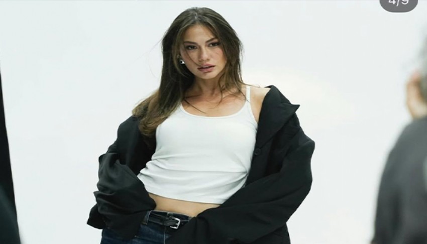 Demet �zdemir pembeler i�inde! 'Barbie gibi'