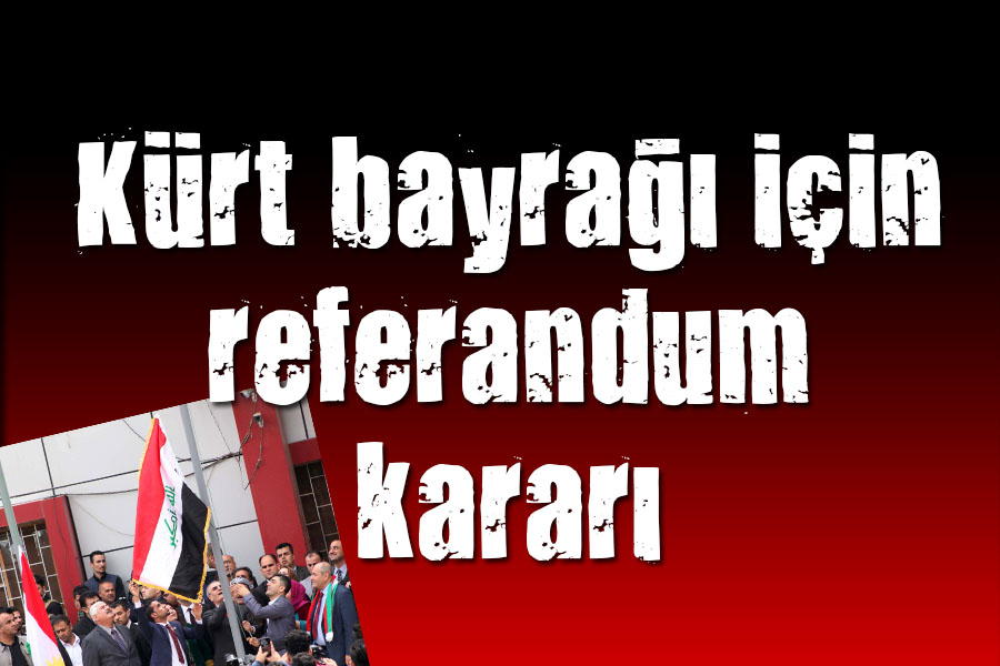 Kürt bayrağı için referandum kararı