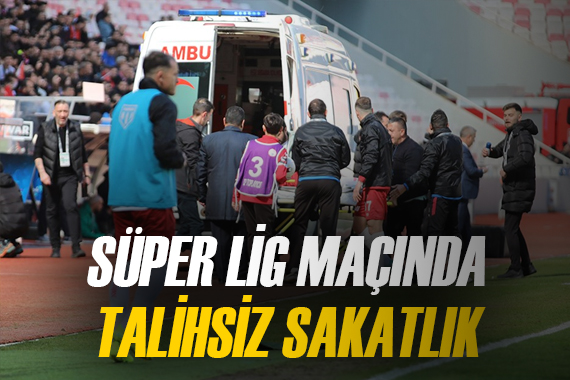 Sivasspor-Pendikspor maçında talihsiz sakatlık