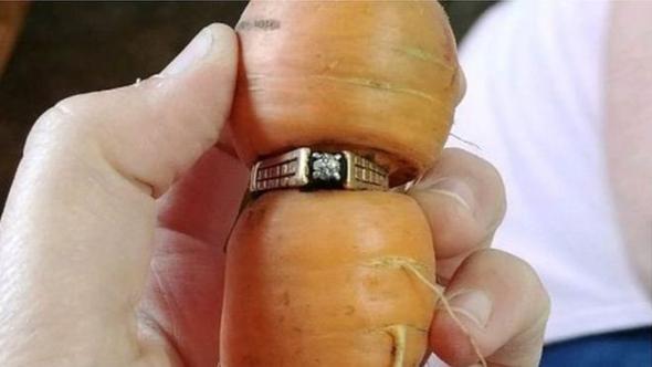 Yıllar önce kaybettiği yüzüğü böyle buldu
