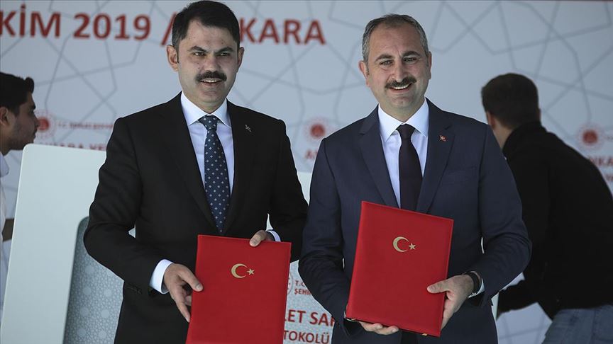 Ankara ya yeni  Adalet Sarayı 