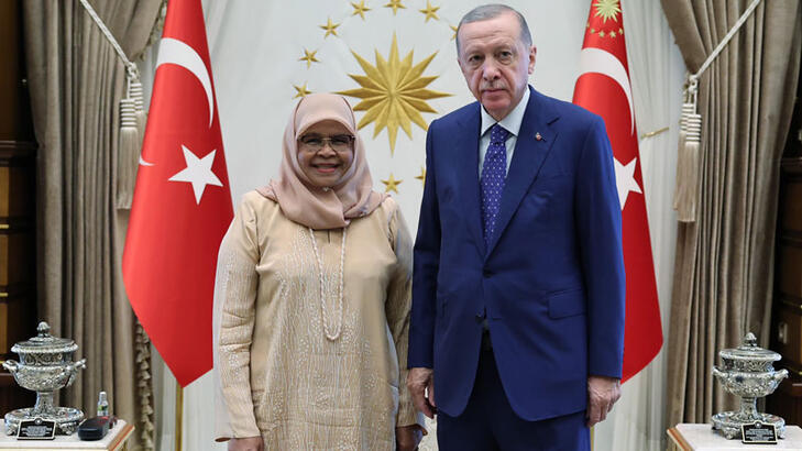 Cumhurbaşkanı Erdoğan BM Habitat İcra Direktörü Sharif i kabul etti