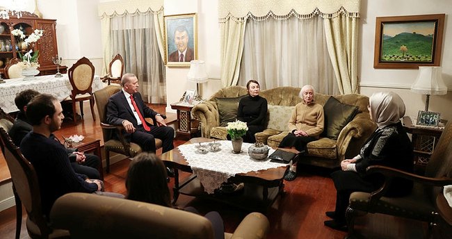Erdoğan dan Baykal ailesine taziye ziyareti
