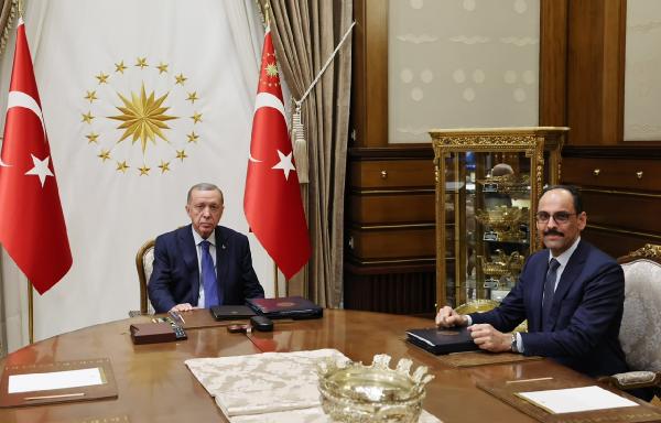 Cumhurbaşkanı Erdoğan, MİT Başkanı Kalın ı kabul etti