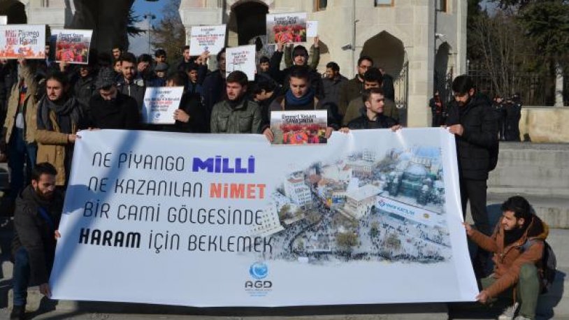 İstanbul da  yılbaşı  protestosu