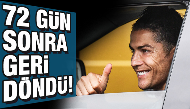 Cristiano Ronaldo, Juventus tesislerine döndü