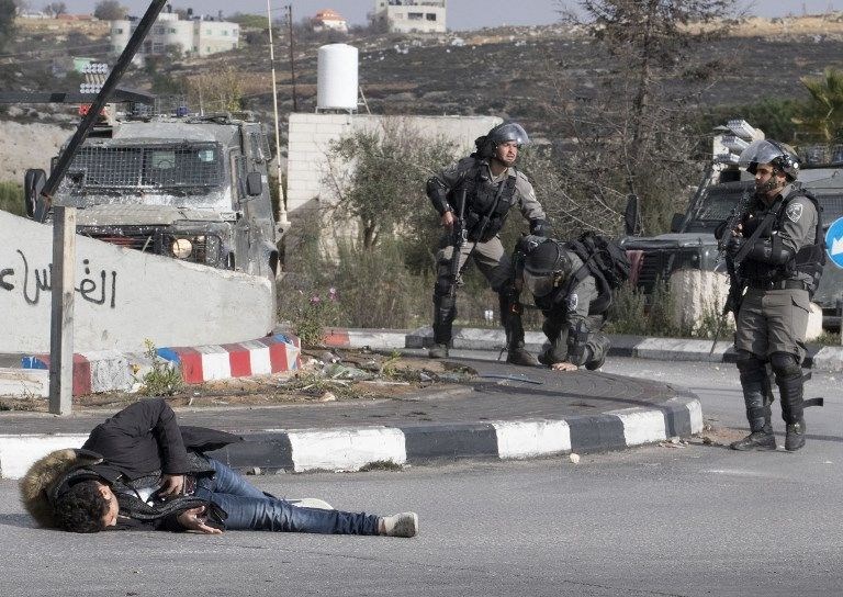 İsrail polisi Filistinli göstericiyi canlı yayında vurdu