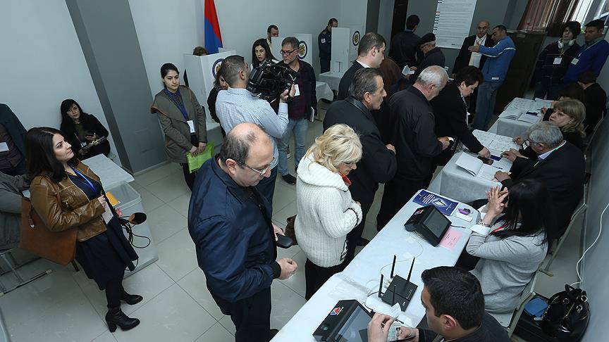 Ermenistan da seçimler sonlandı