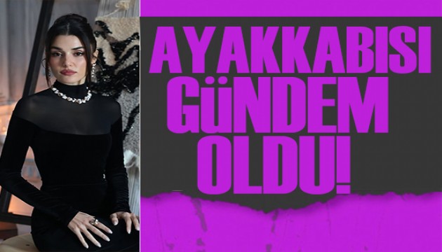 Hande Er�el tarz�yla olay oldu!