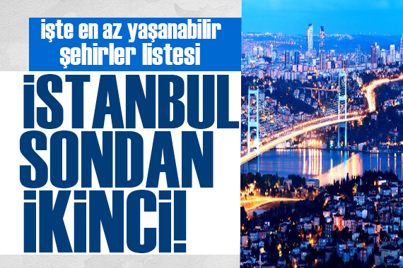 İstanbul sondan ikinci! İşte Avrupa nın en az yaşanabilir şehirler listesi...