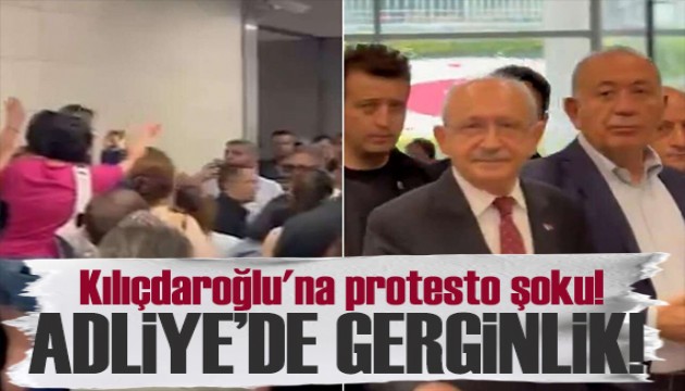 Deniz G�kta�'�n adliyeye sevkinde gerginlik: K�l��daro�lu'na protesto