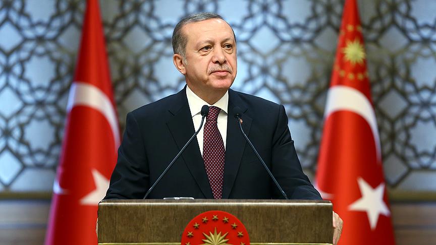 Erdoğan dan referandum tebriği