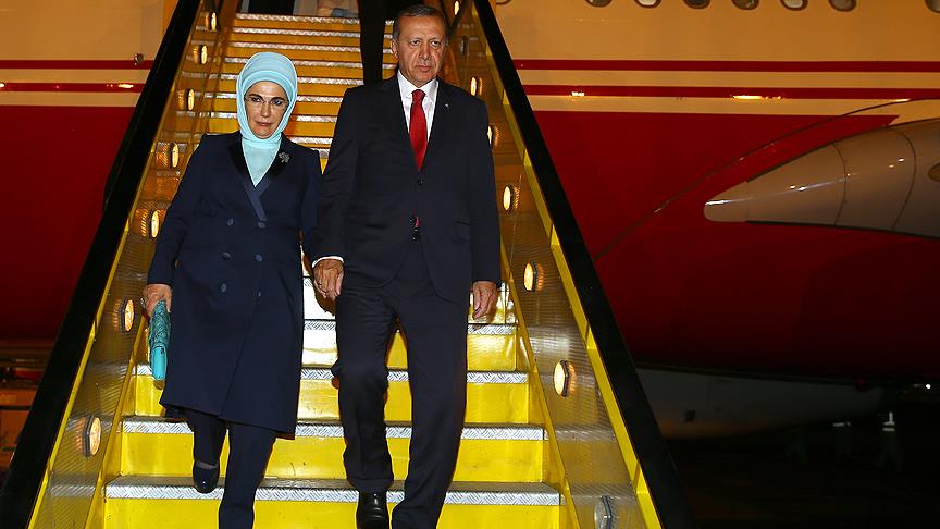 Erdoğan Medine ye indi