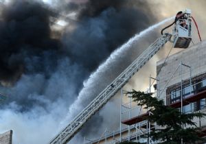 Ankara da DHMİ Binasında Yangın