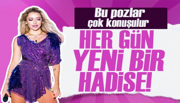 Hadise s�rt dekolteli elbisesiyle b�y�ledi!