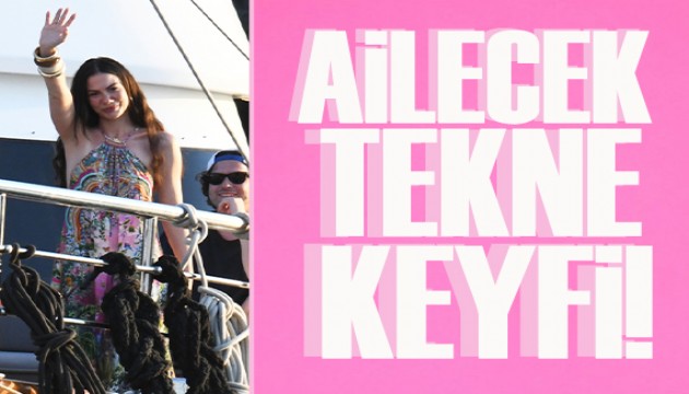 Demet �zdemir'in aile tatili �ok konu�ulur!