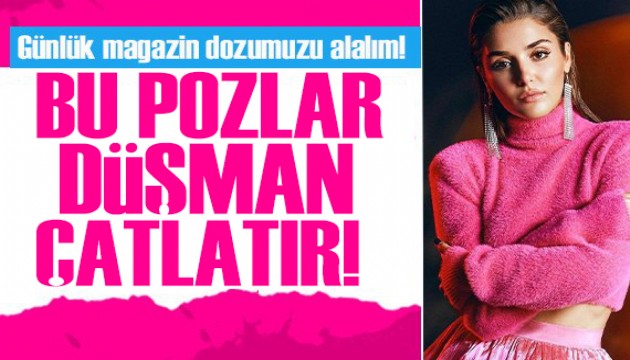 Hande Erel karn kaslar ile dman atlatt!
