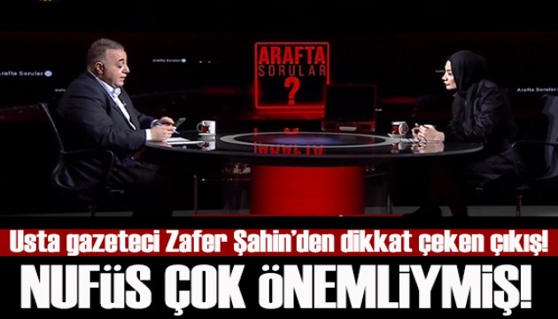 Usta gazeteci Zafer �ahin Esra El�n�'n�n program�nda! Dikkat �eken ��k��!